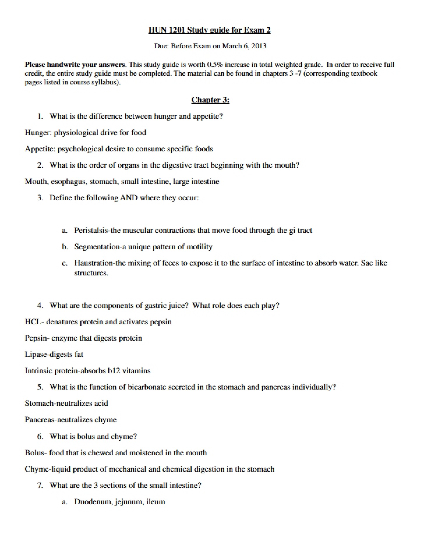Second Test Preparation Guide