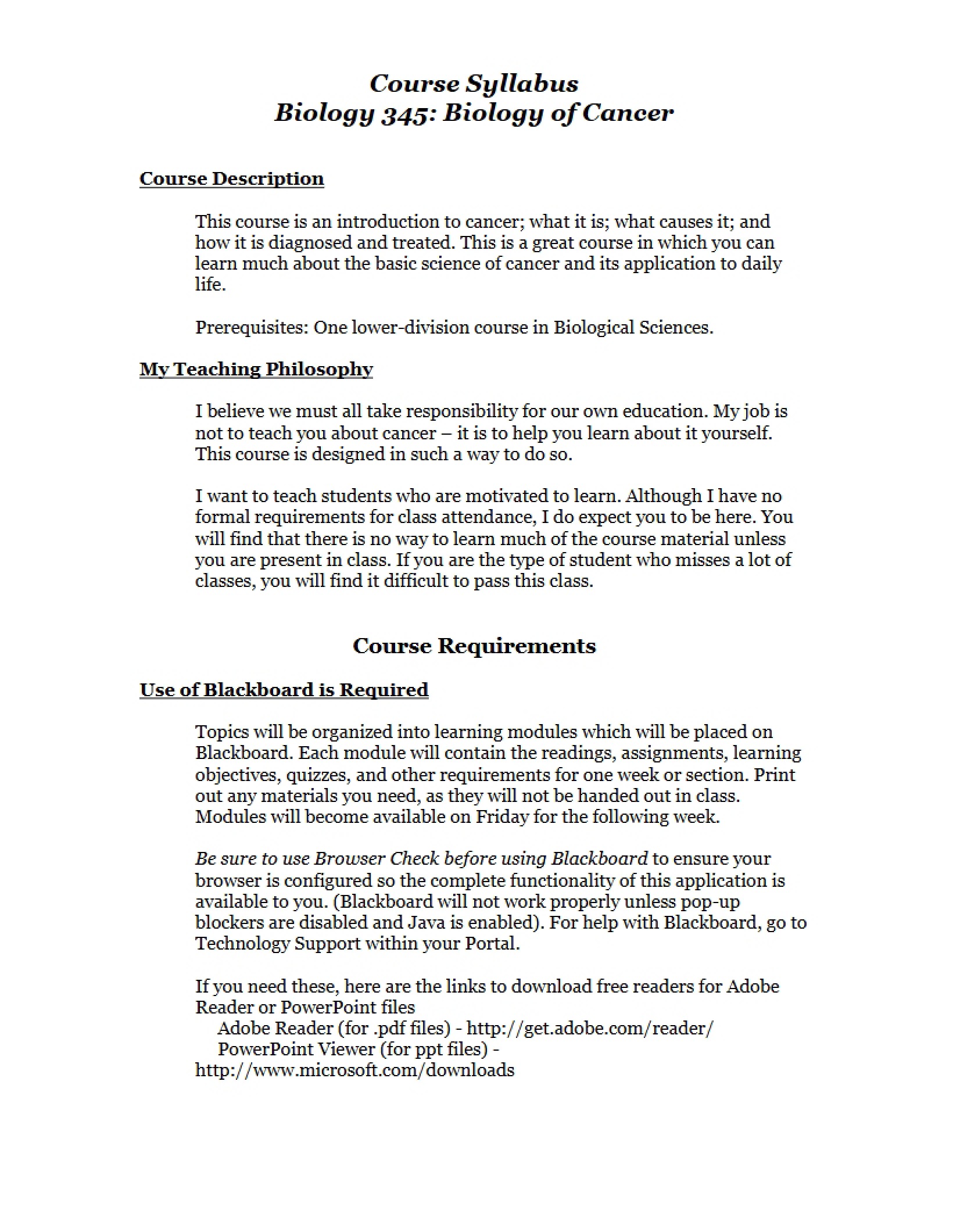Course Guide Lifestyle Diseases