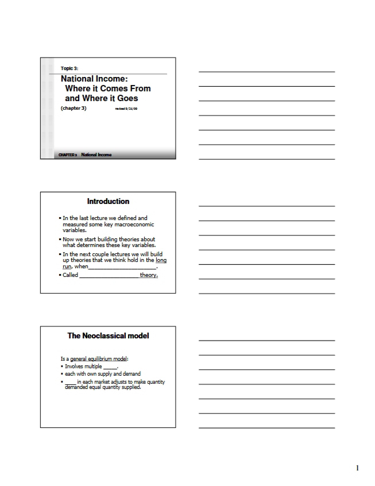 Intermediate Micro Class Notes