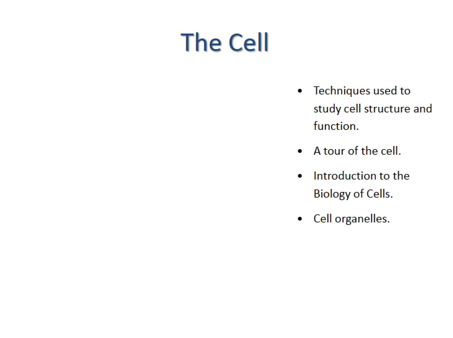 Lectures Four through Six