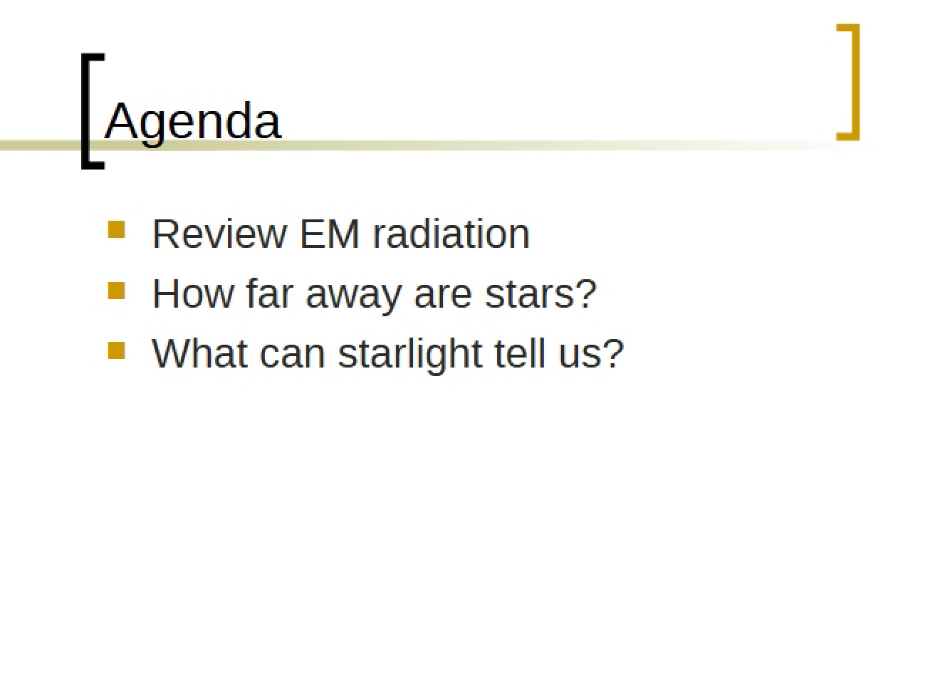 Spectrum of Electromagnetic Waves