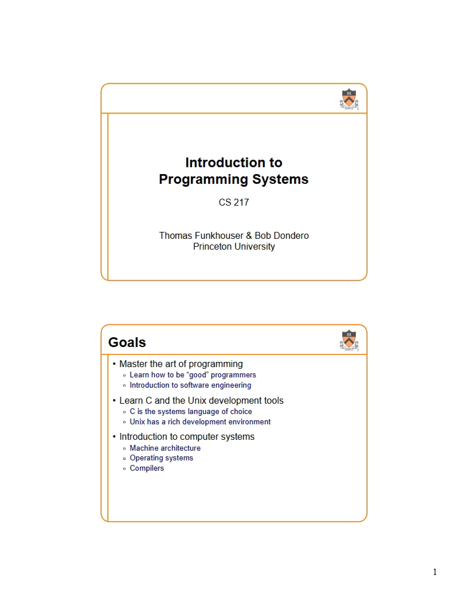 Intro Material - Algorithms and Data Structures
