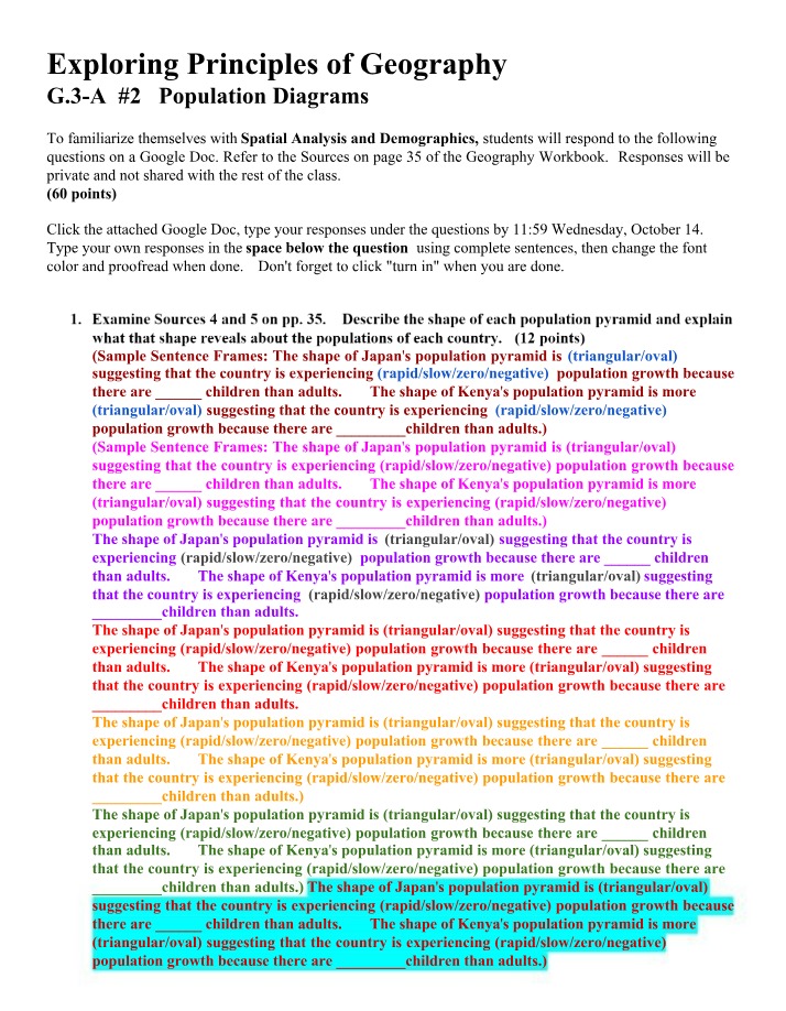 Population Diagrams (G.3-A #2)