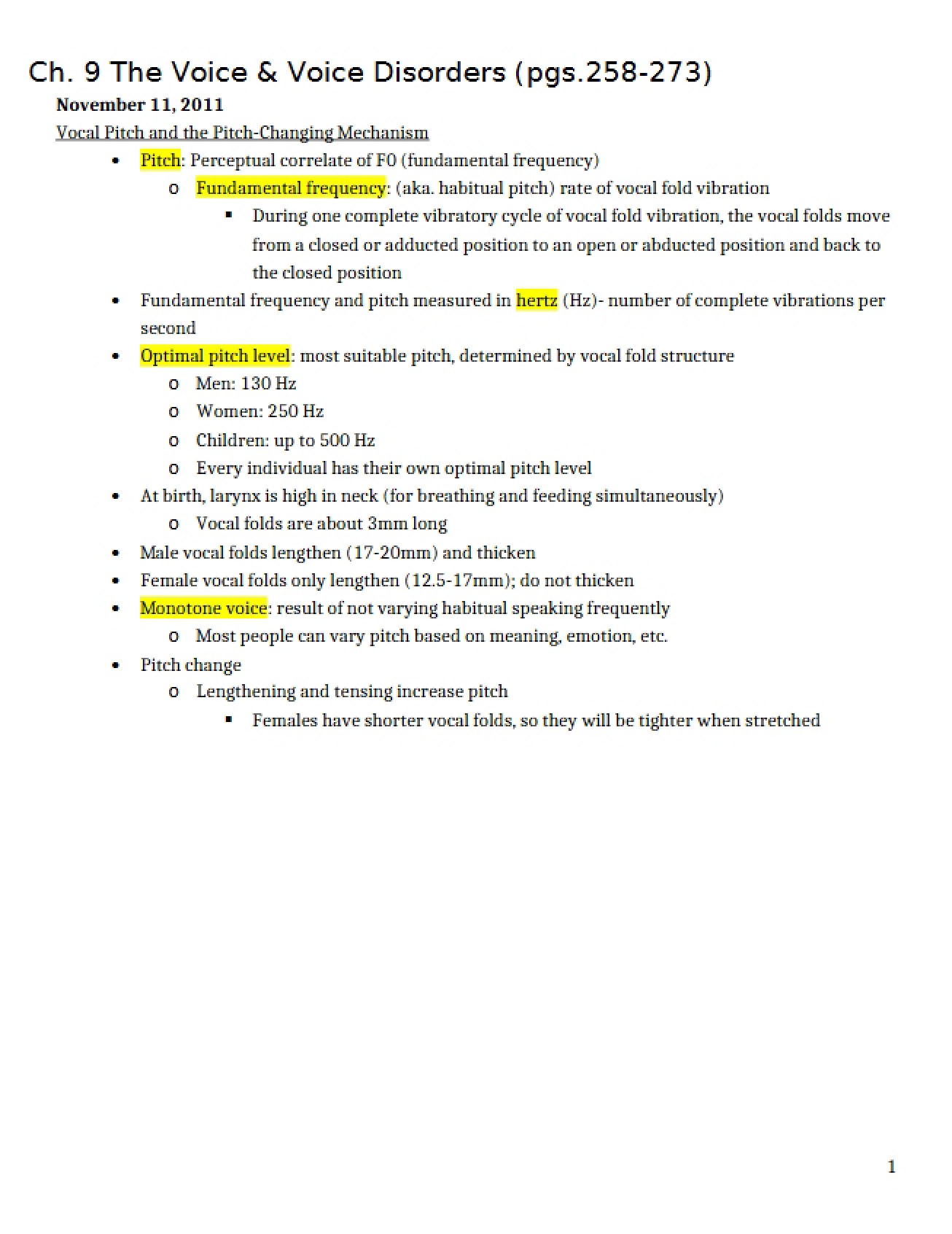Speech Support Physiological Subsystems