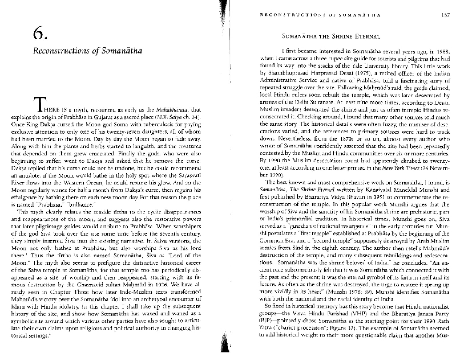 Somanatha Reconstruction (Davis)