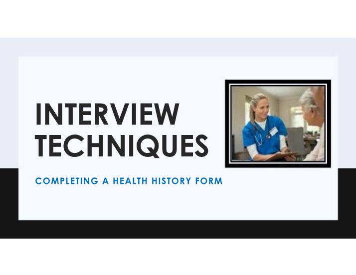 Winter 2023 Interview Techniques