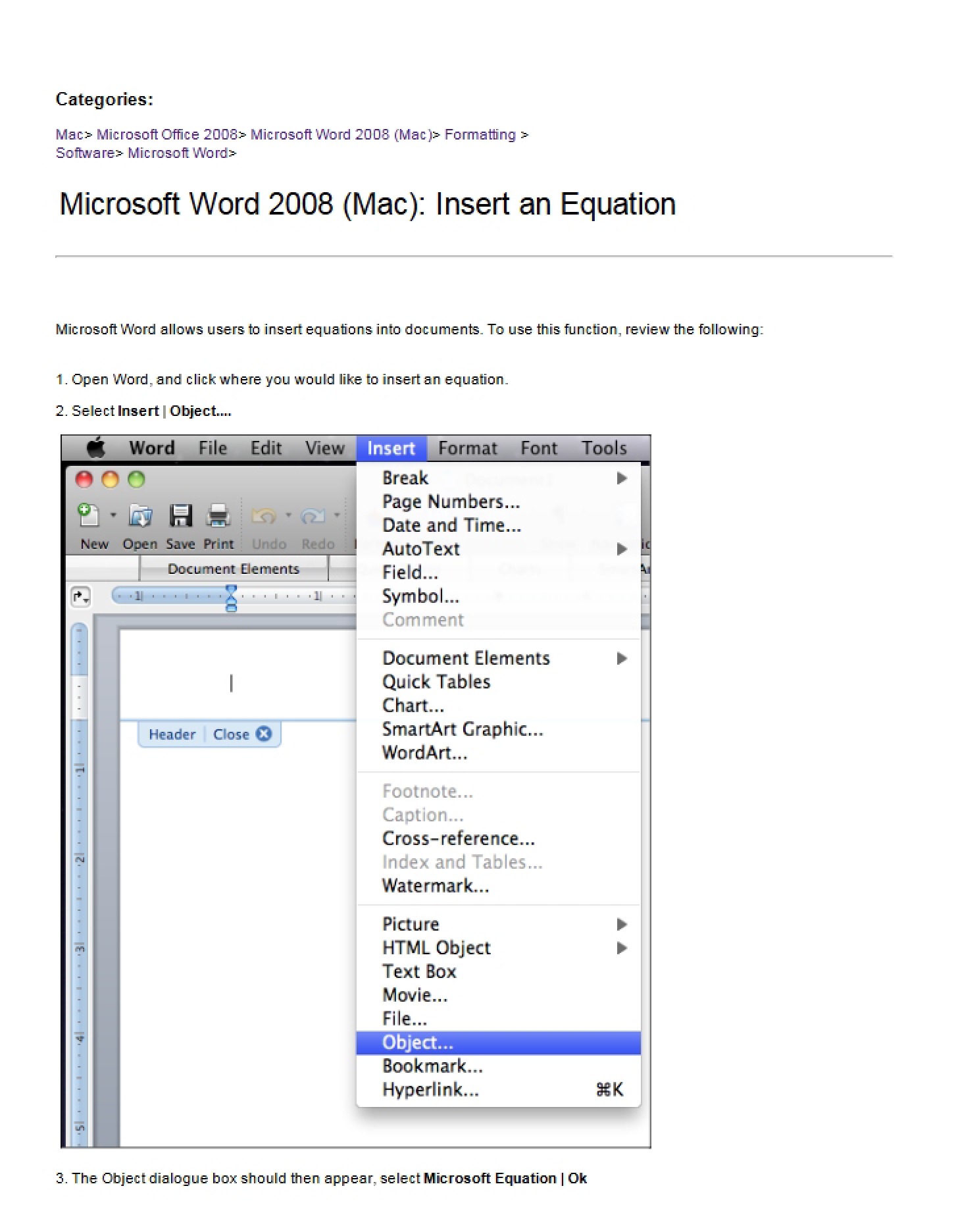 Mac Equation Editor (2008)
