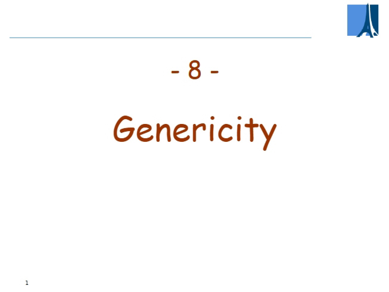 Overview of Genericity