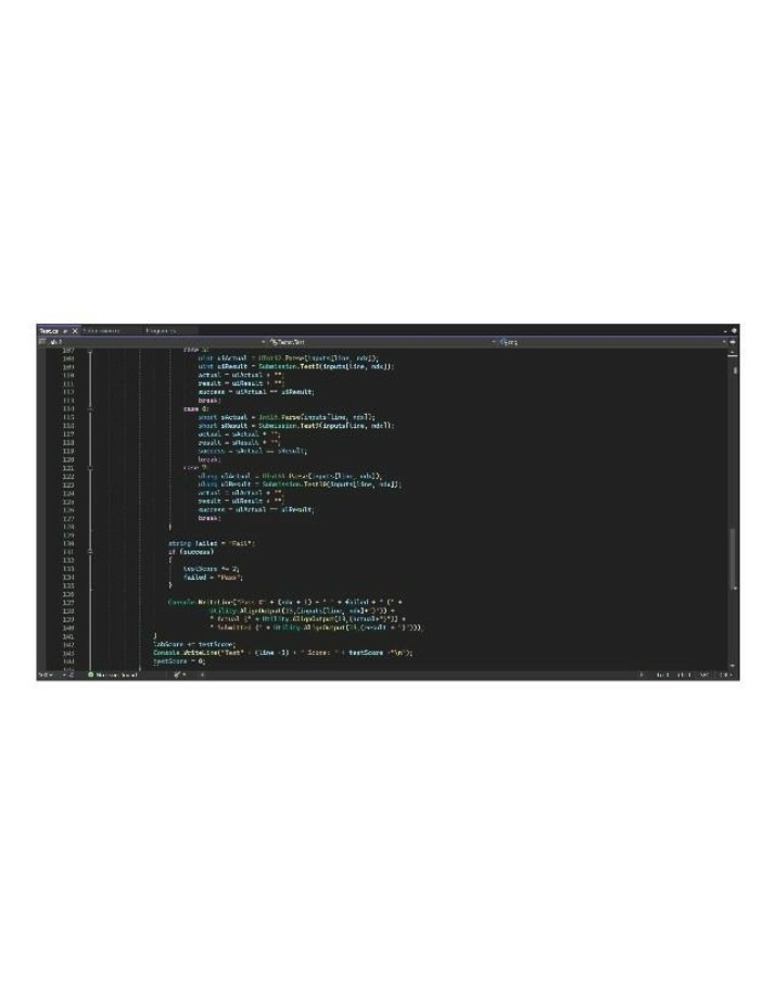 COP1000 - Test Code