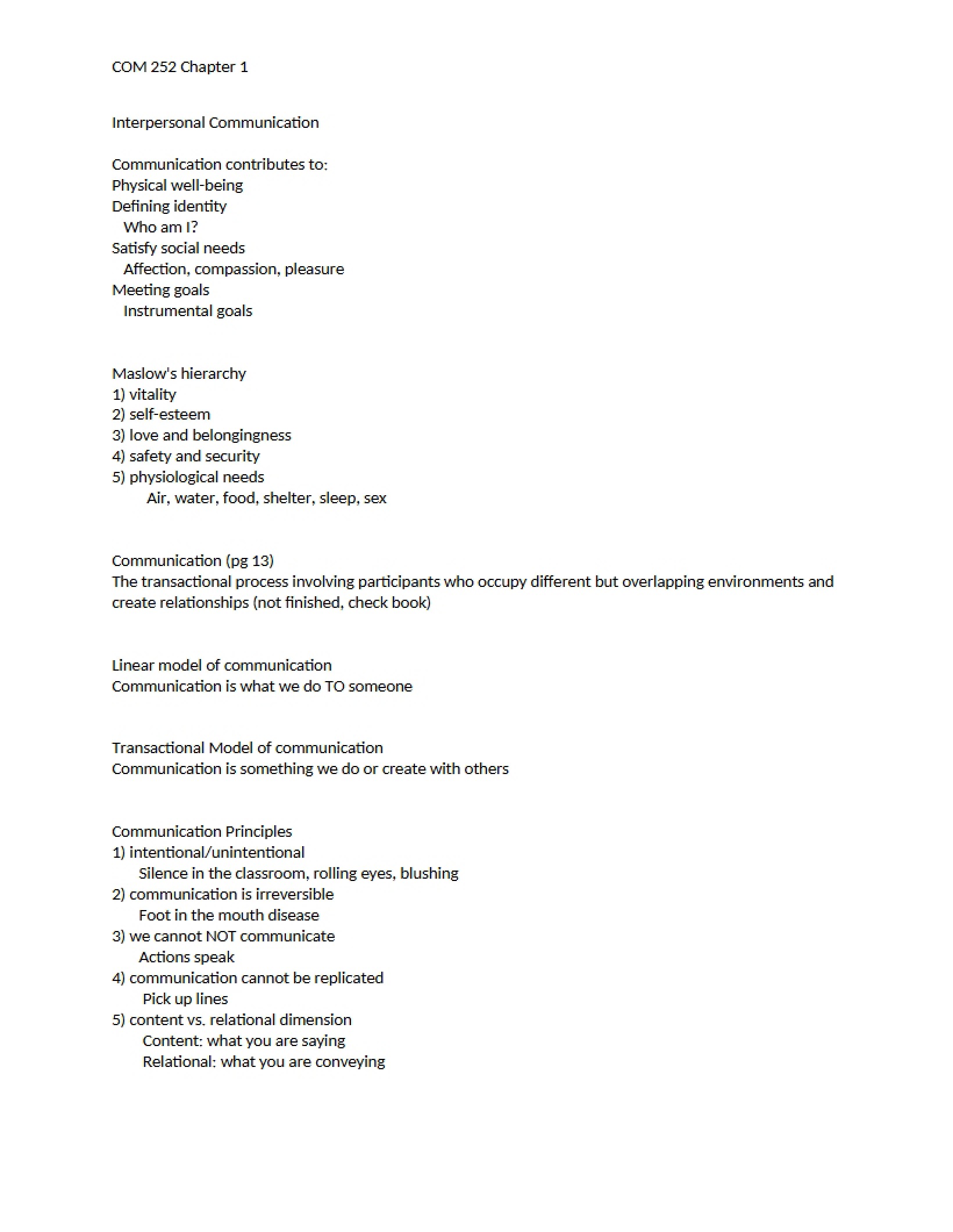 Communication Interpersonal