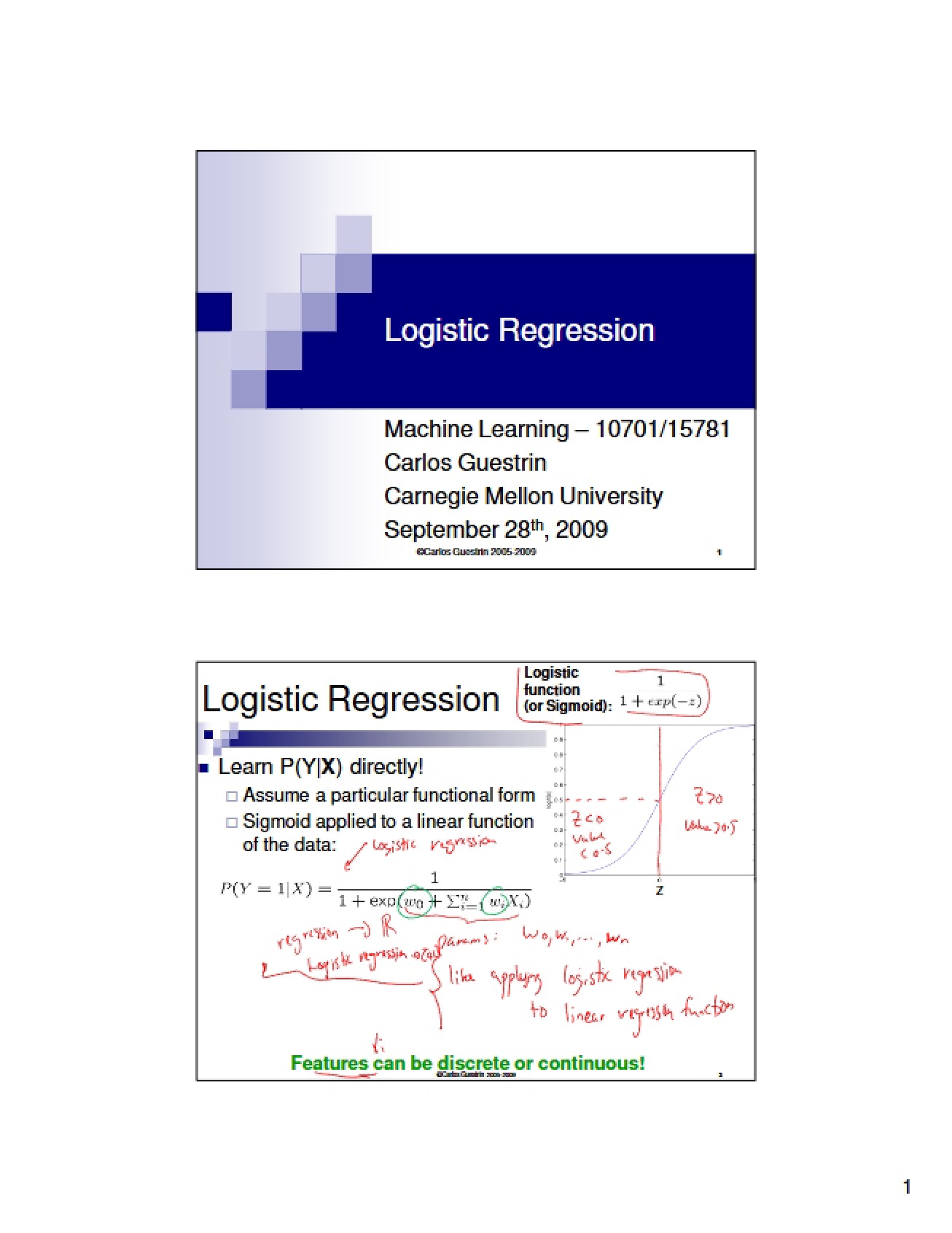 Part Three of Logistic Regression