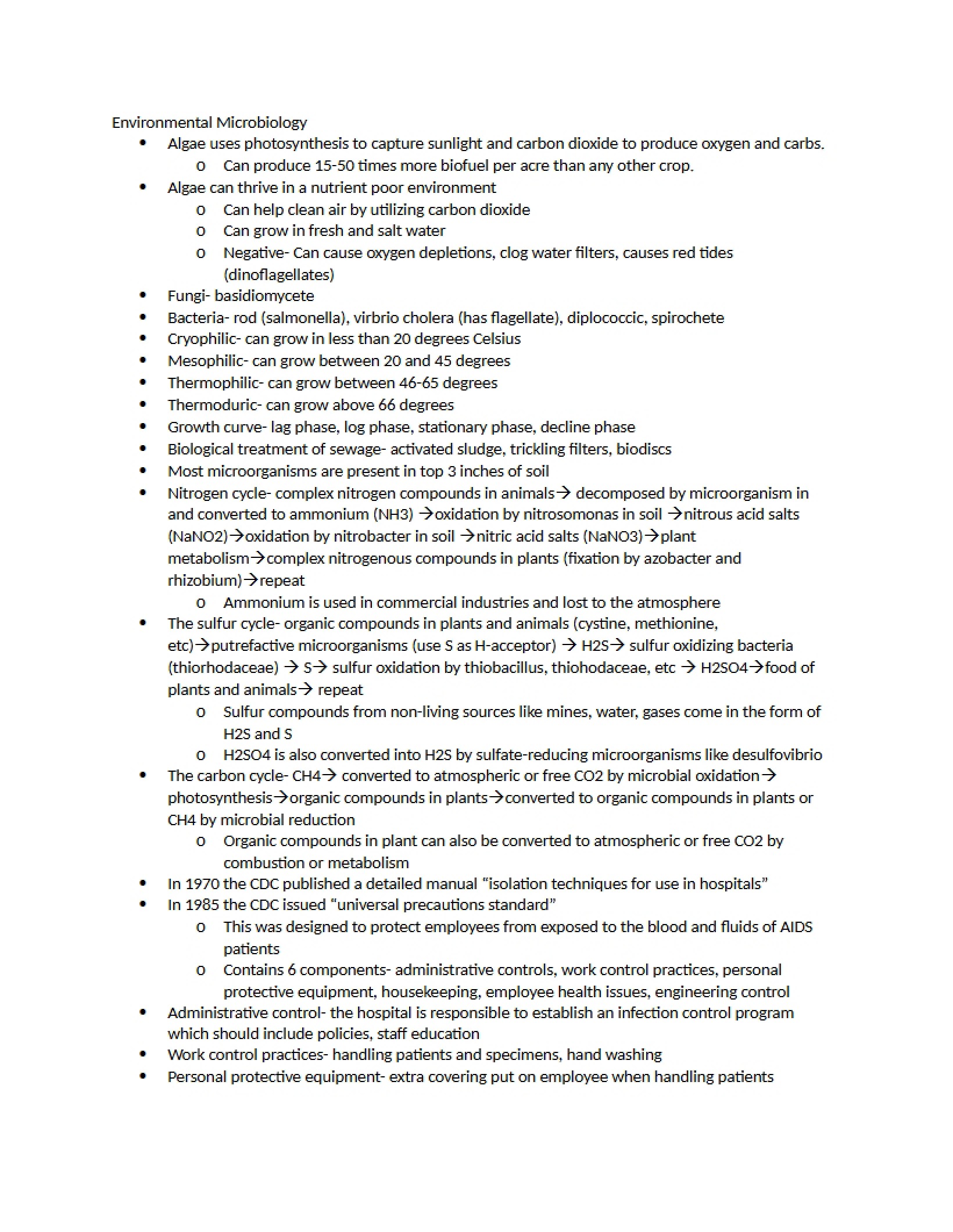 Midterm Guide Survey of Environmental Health