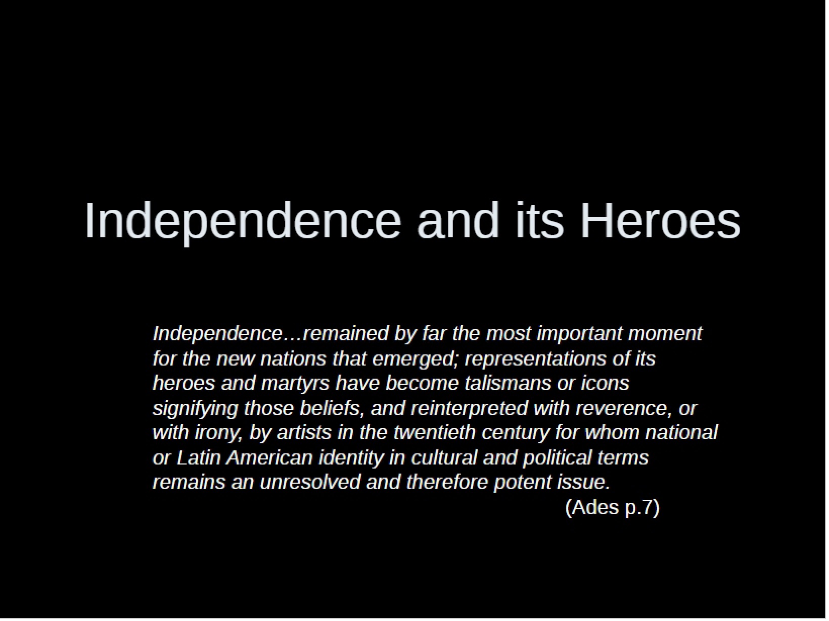 Heroes of Independence