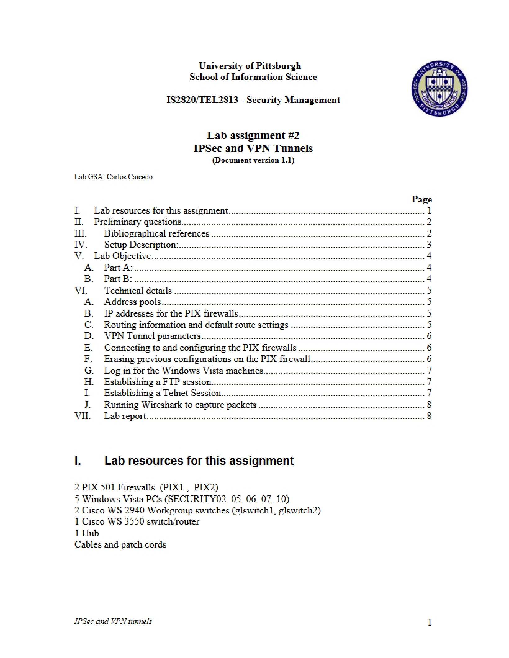 Assignment for Laboratory