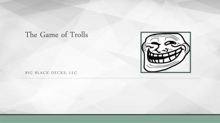 The Game of Trolls - Strategies for Engaging Bloggers and Facebook