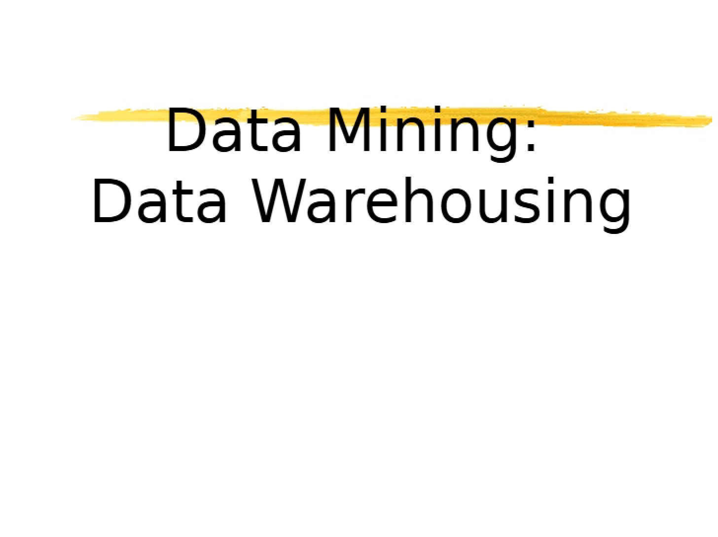 Mining of Data