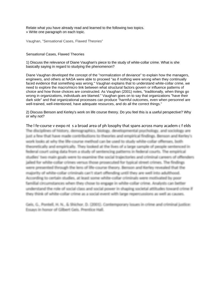 White-Collar Crime - Sensational Cases and Flawed Theories