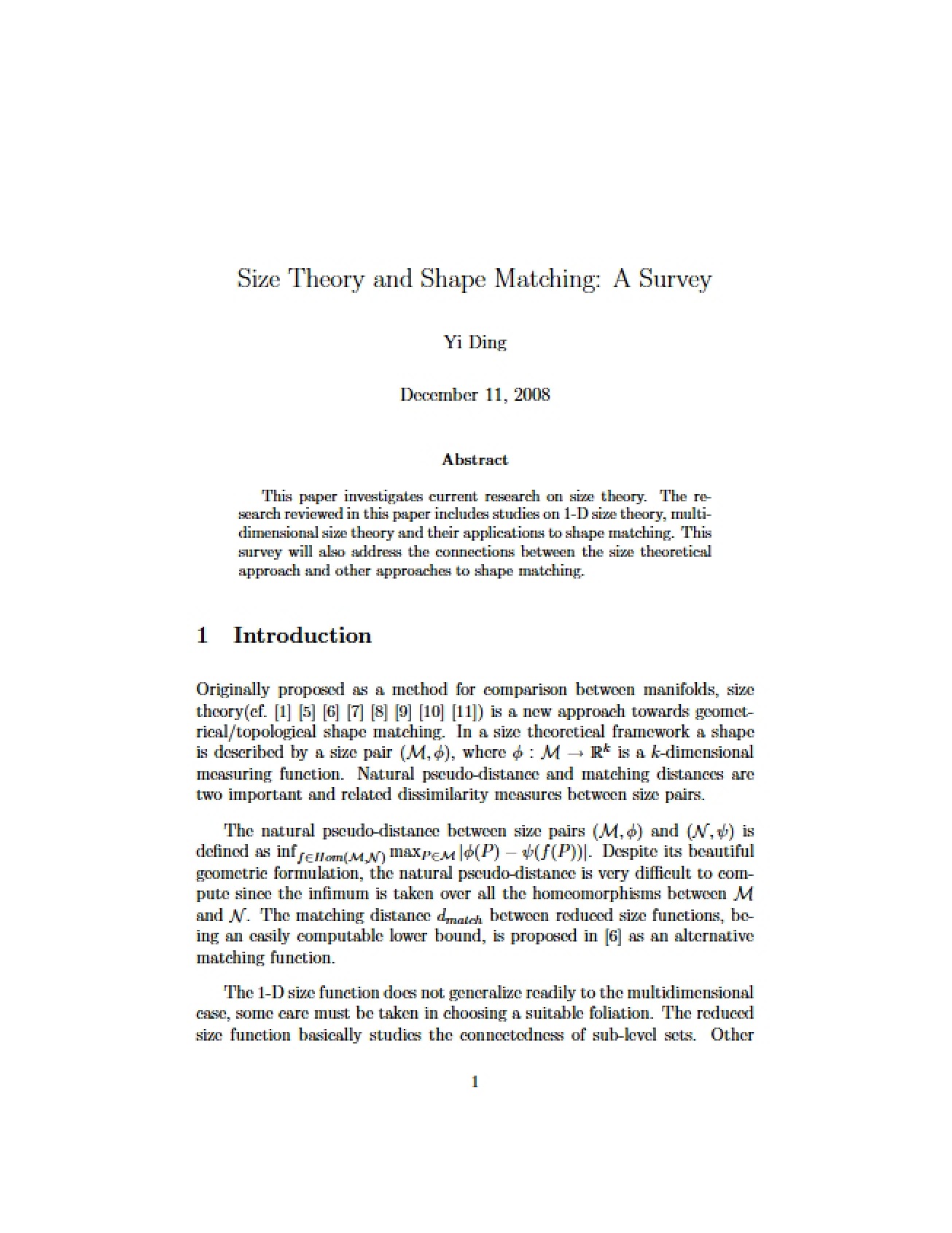 Geometric Algorithms Study Notes (Set 1)