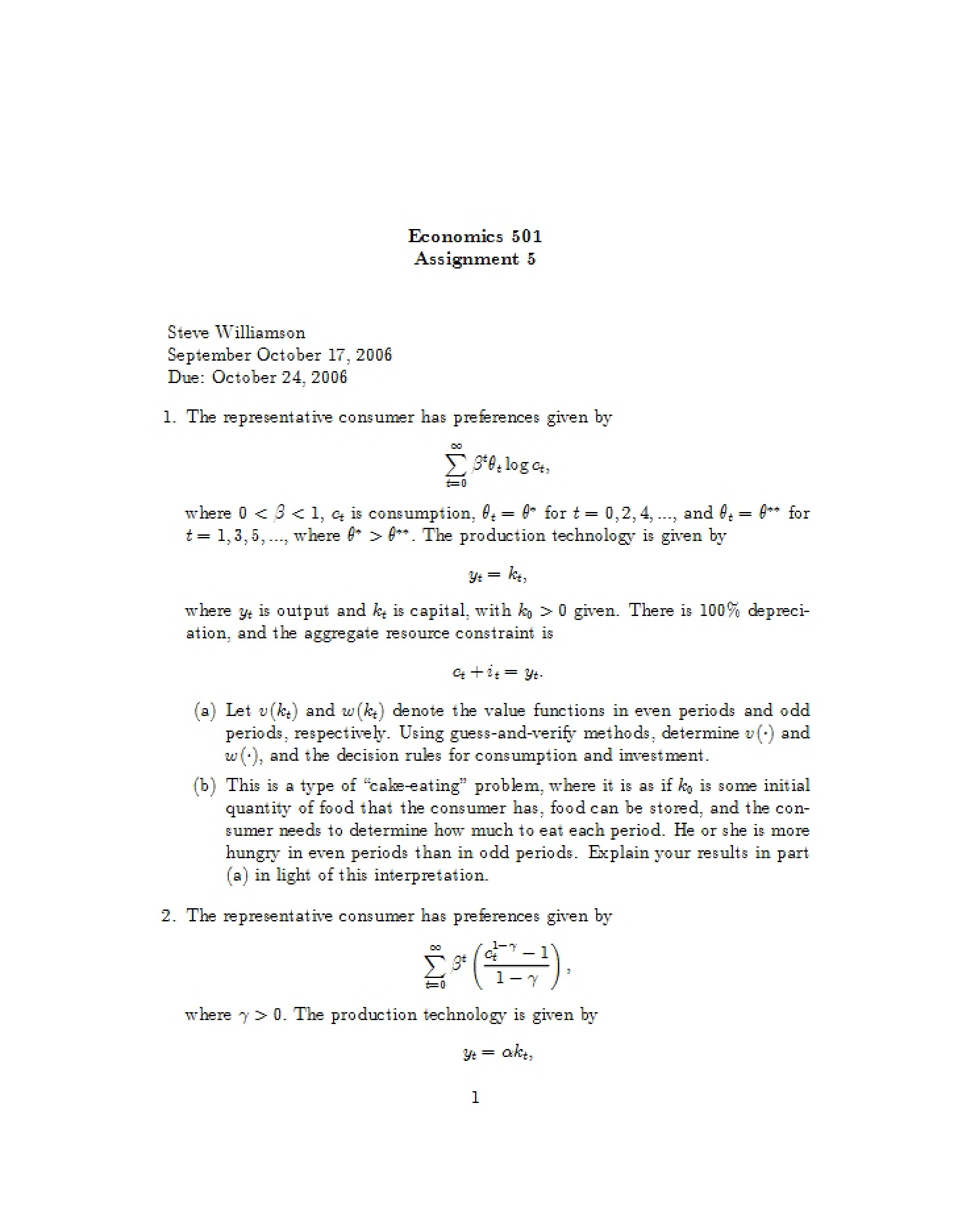 Homework Task Five