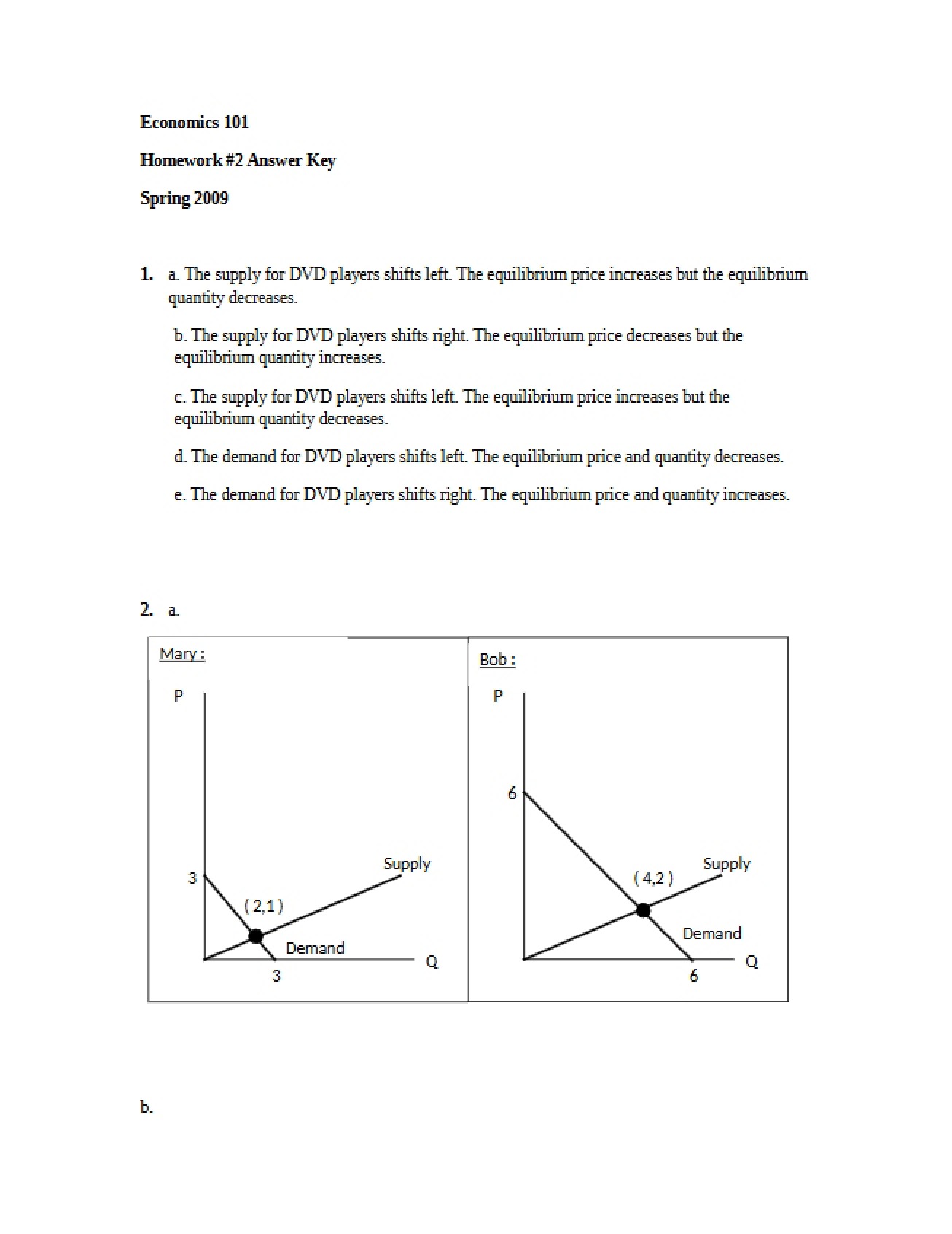 Second Homework