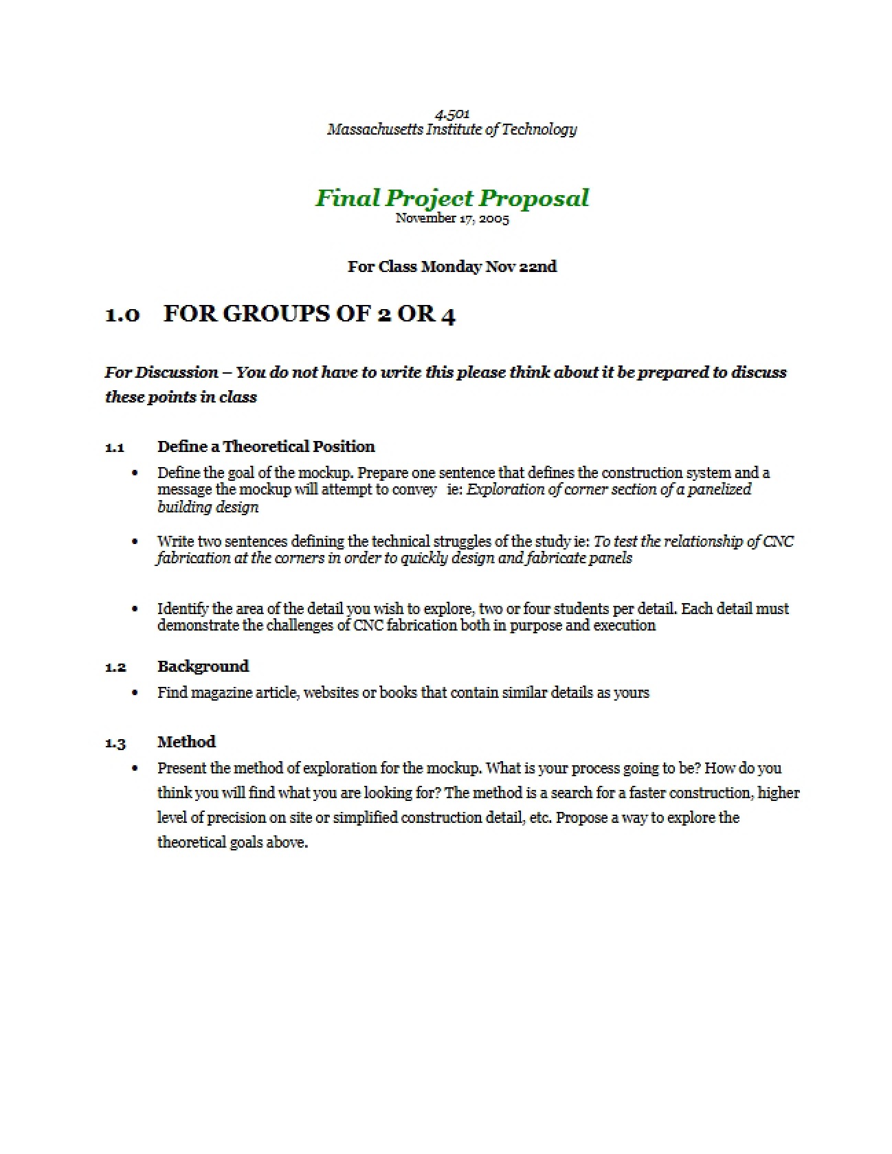 Proposal for Final Project
