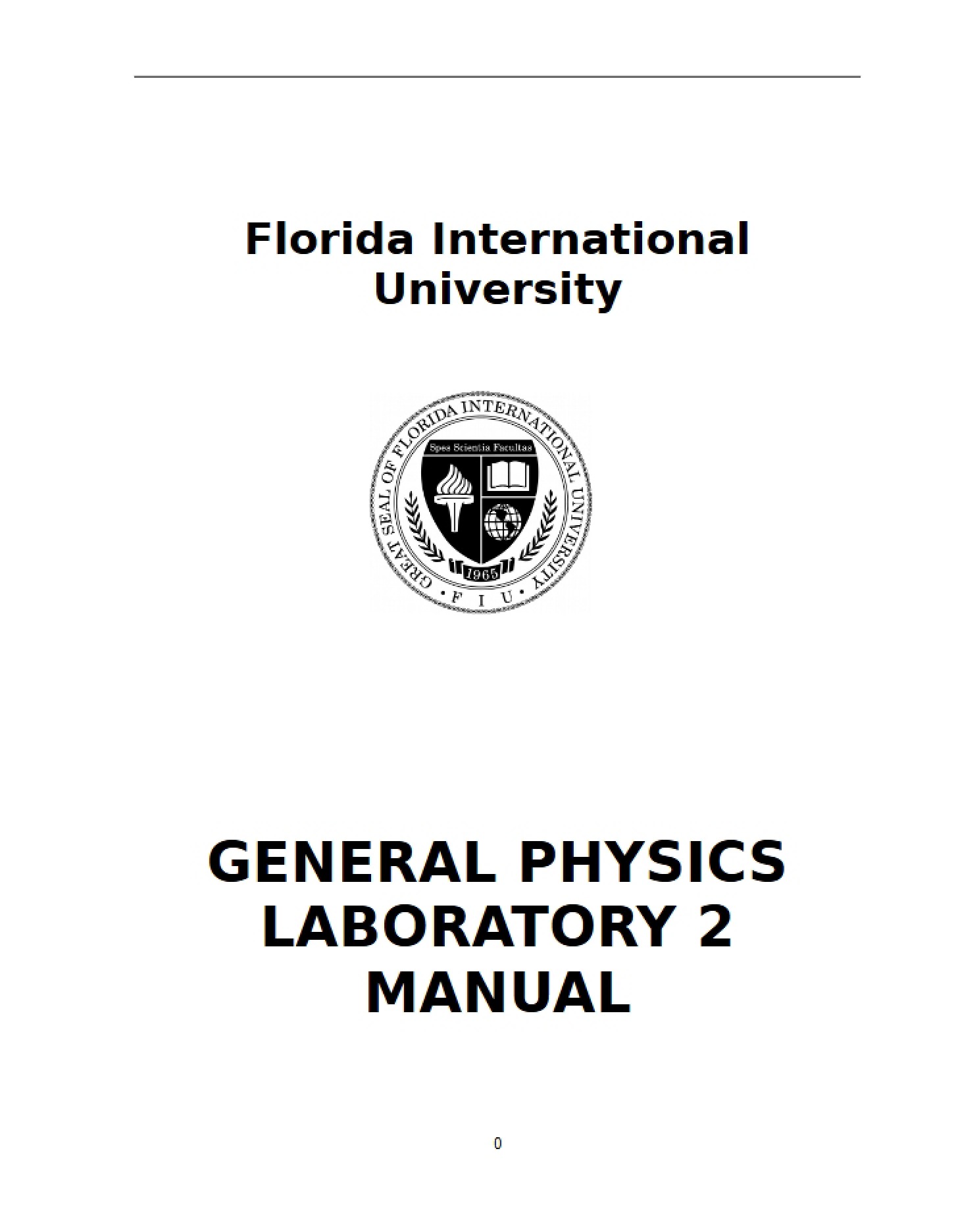 Manual for Laboratory Session 2