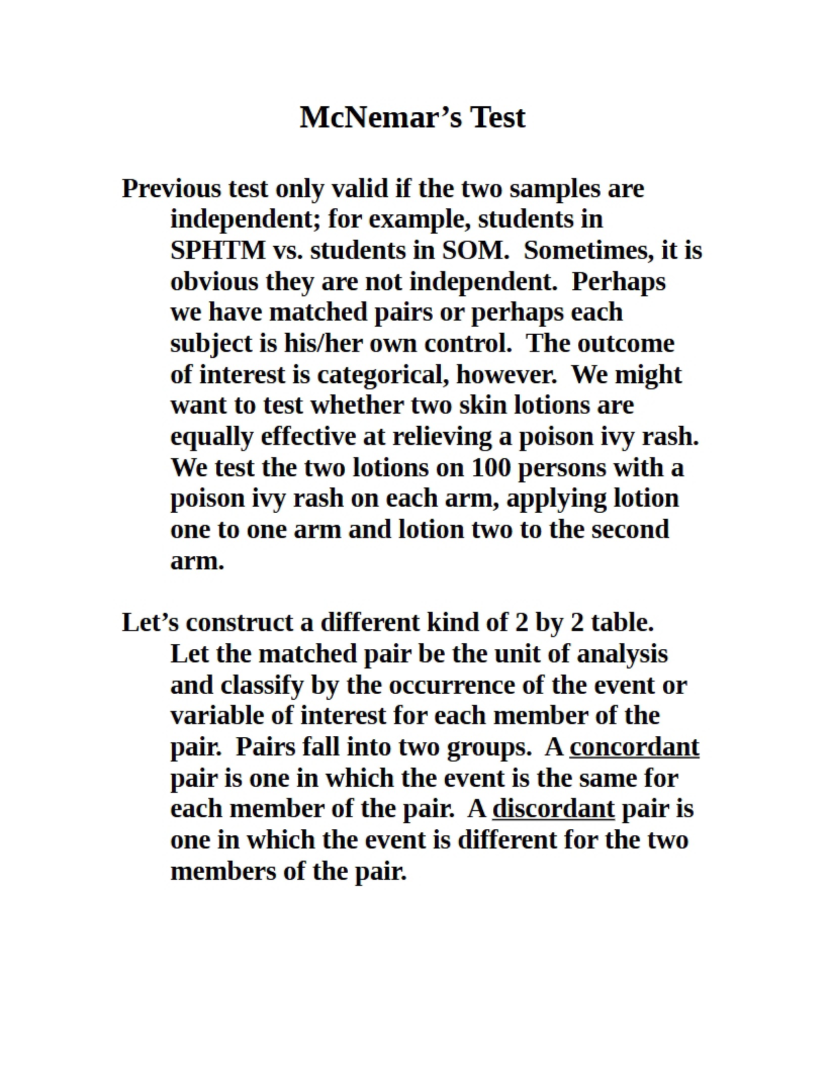 Chapter 10c Table