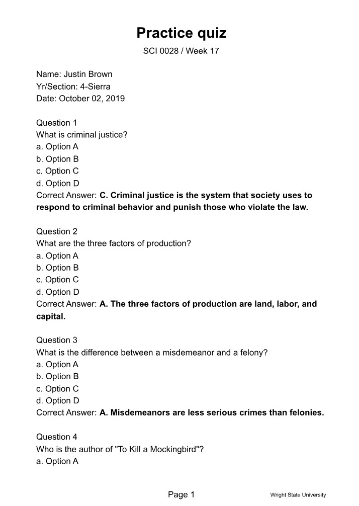 General Knowledge Practice Quiz Set 11