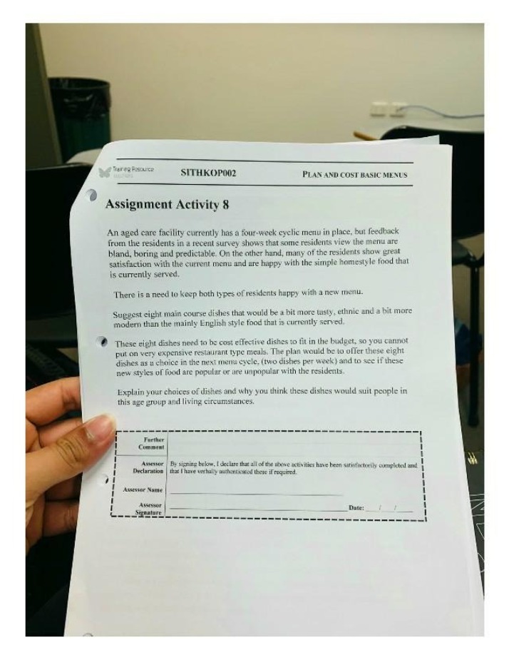 Activity 8 - Assignment