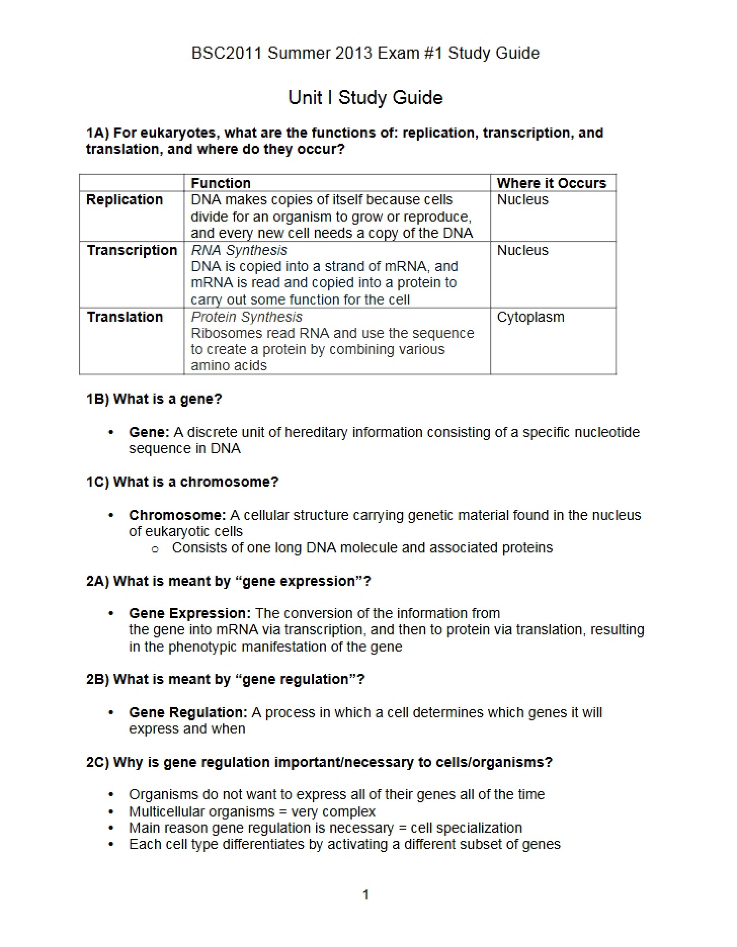 Baseline Performance Examination