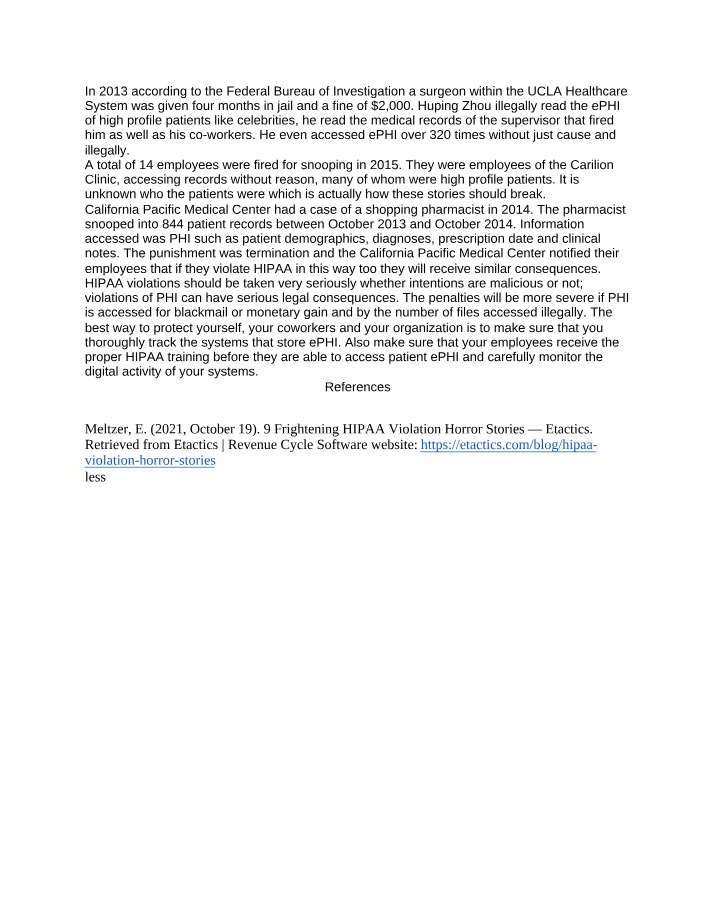 Protecting Patient Privacy - Understanding HIPAA Violations