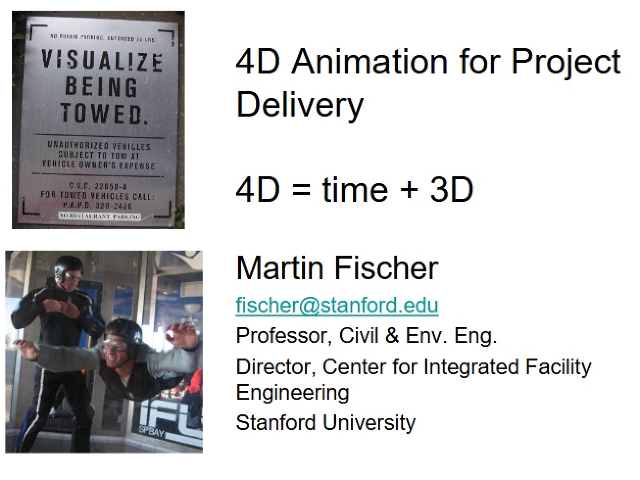 Four D Animation for Project Delivery - CEE 214