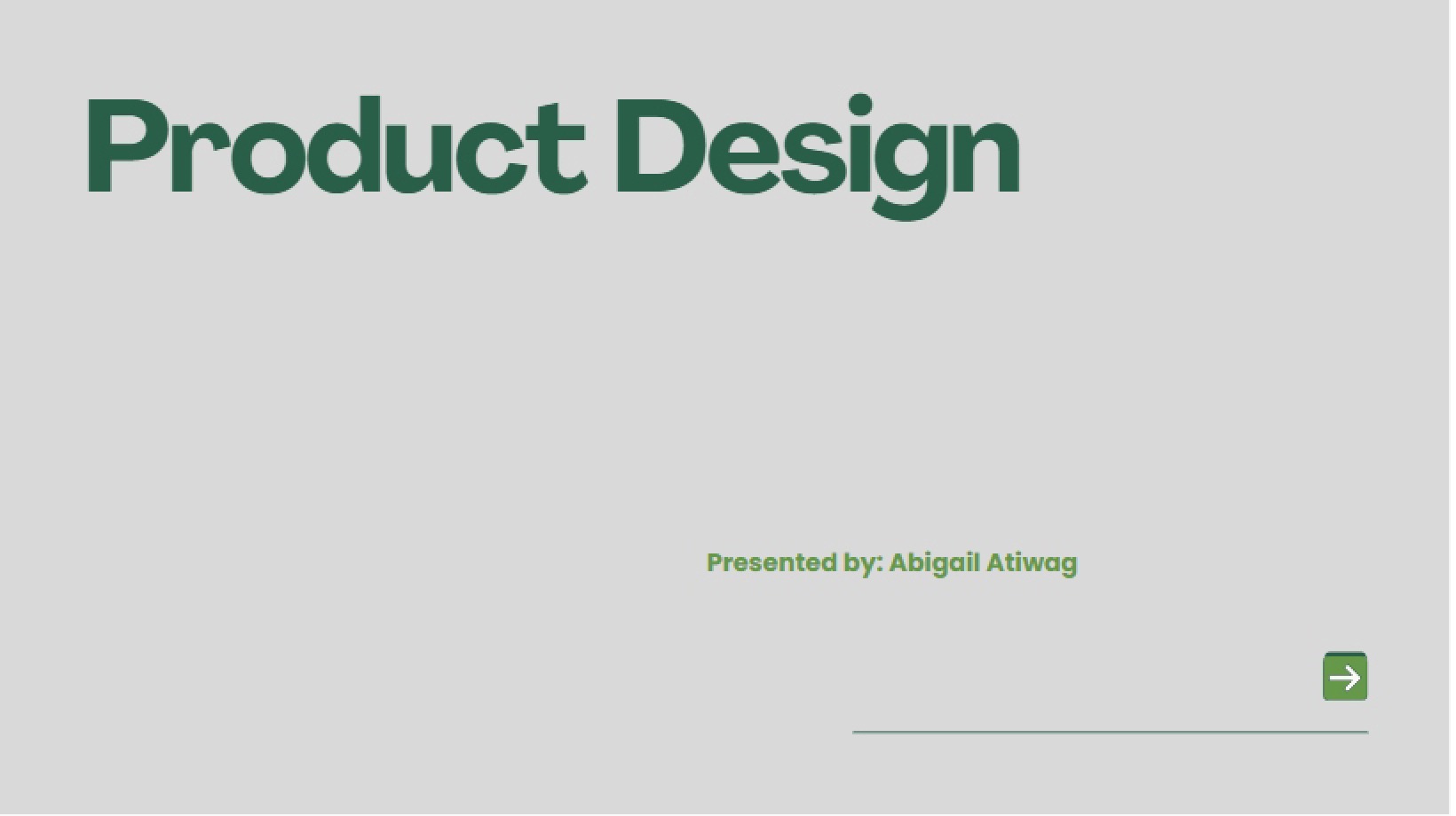 Innovative Design for User Needs