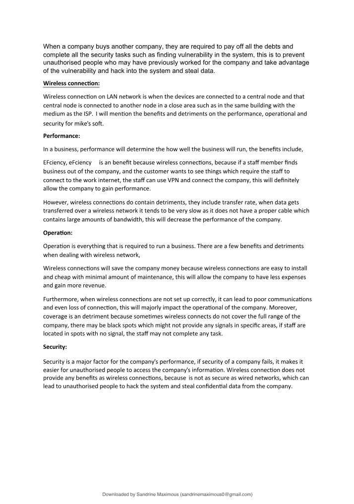 Wired and Wireless Connections - Benefits and Challenges