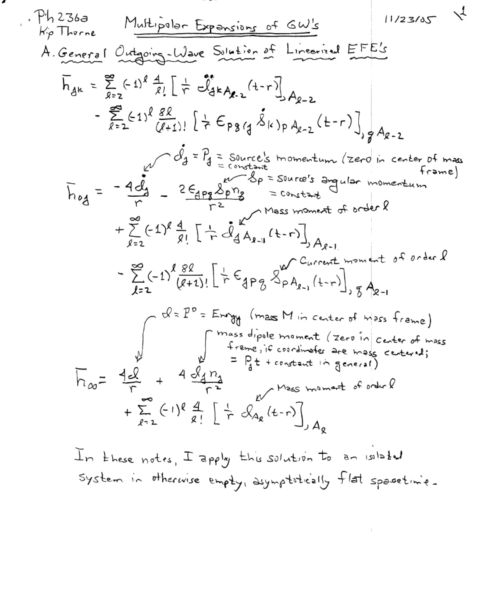 Expansions (Multipolar)