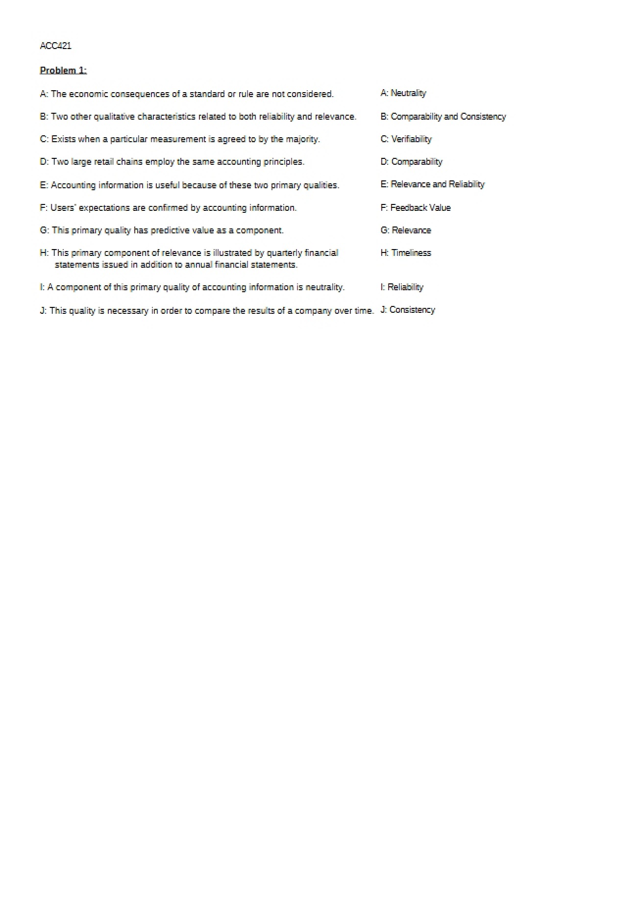 Practice Problem Set