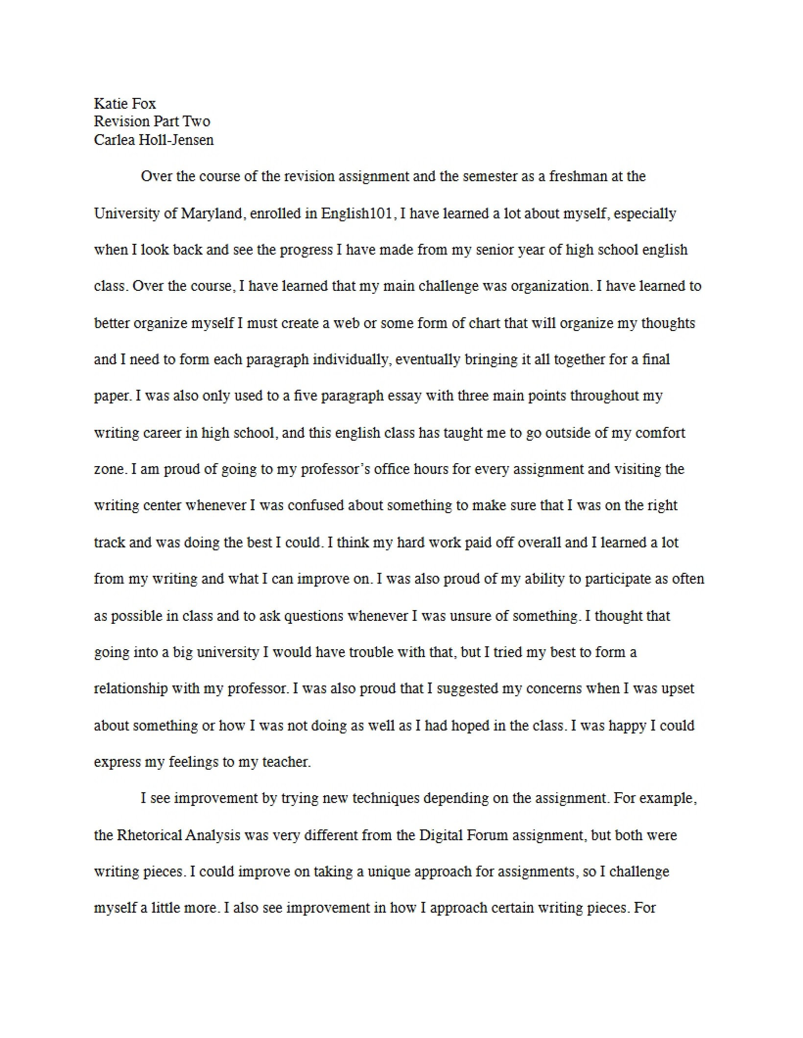 General Essay