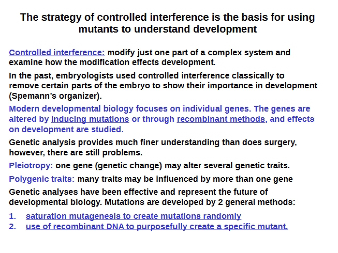 Part 1 Strategy of Controlled Interference