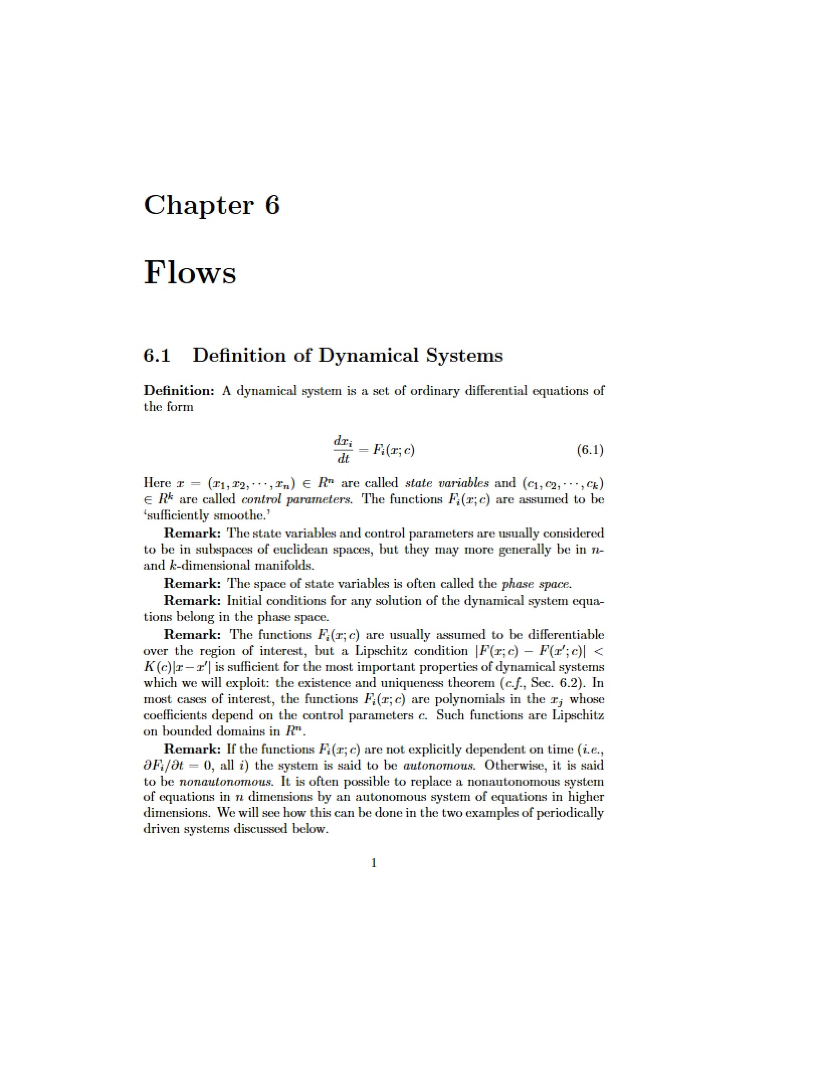 Flows Chapter Six