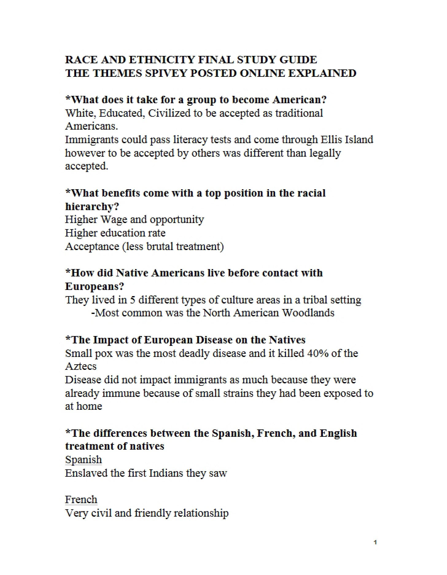 FINAL SUMMATIVE STUDY SHEET