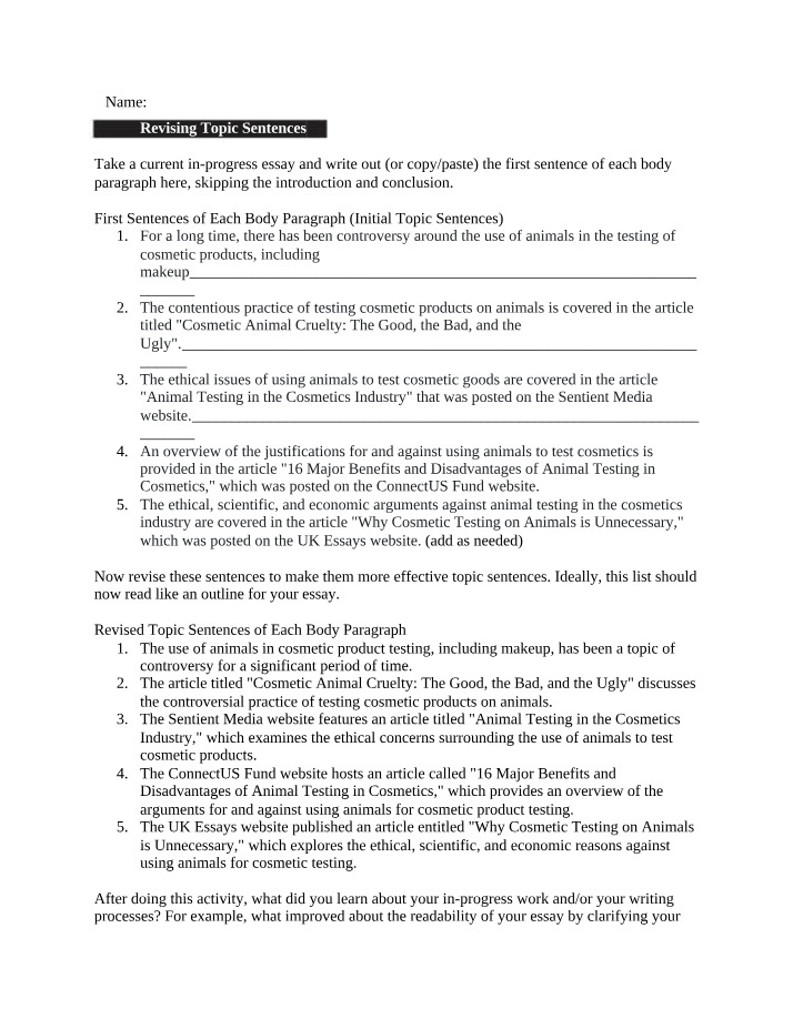 Chapter 9 Worksheet Two