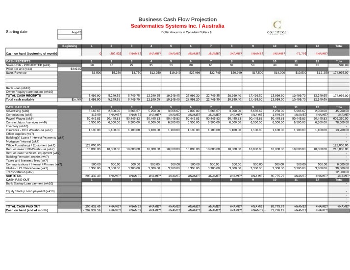 Cash Flow - Week 9