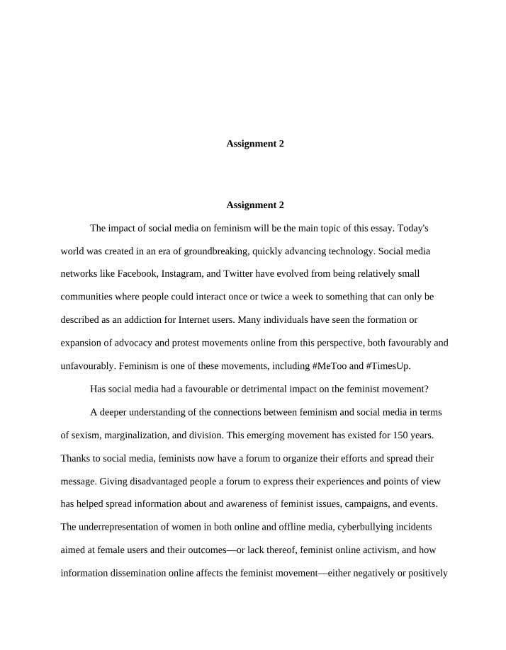 WGST 200 - Assignment 2