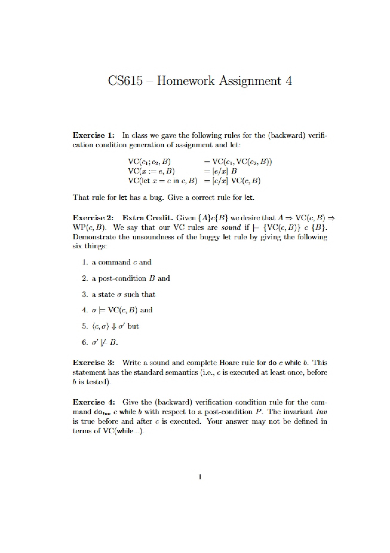 Homework Task CS615