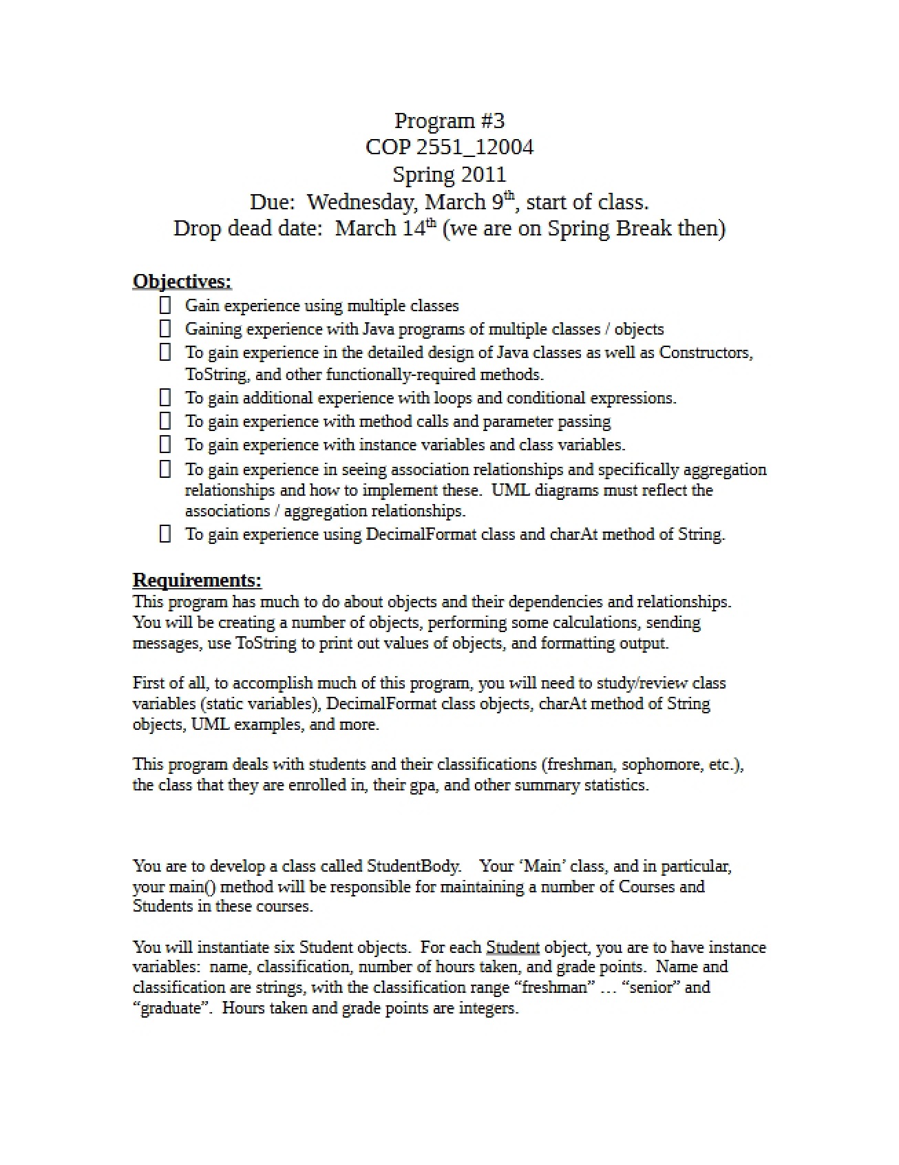 Java OOP Study Materials