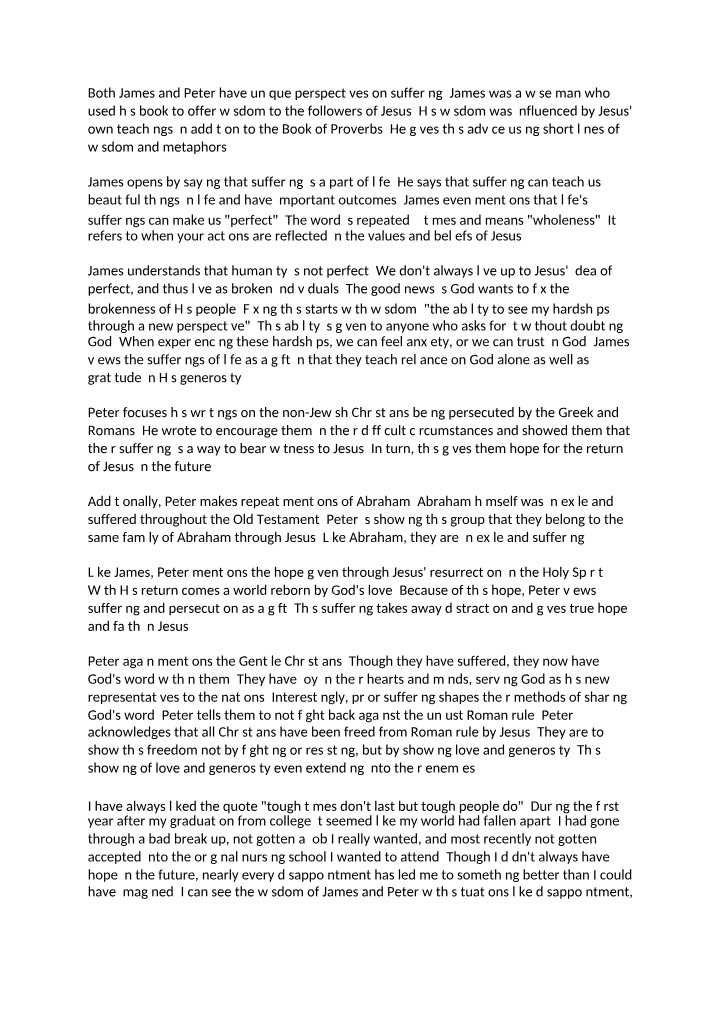 Finding Hope and Strength - The Wisdom of James and Peter