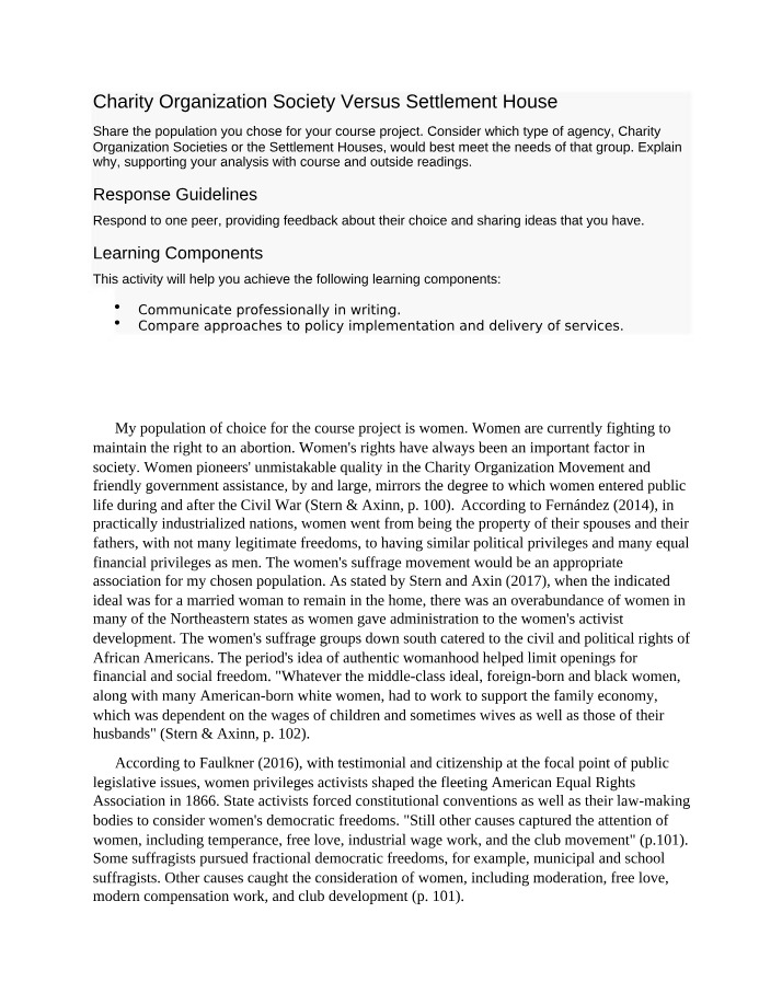 Discussion Post - Unit 4