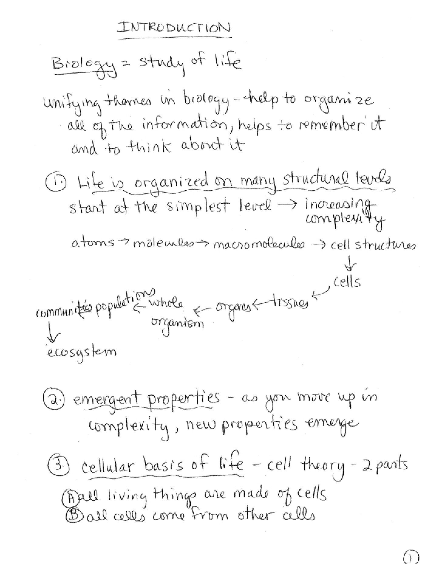 Biology Introduction