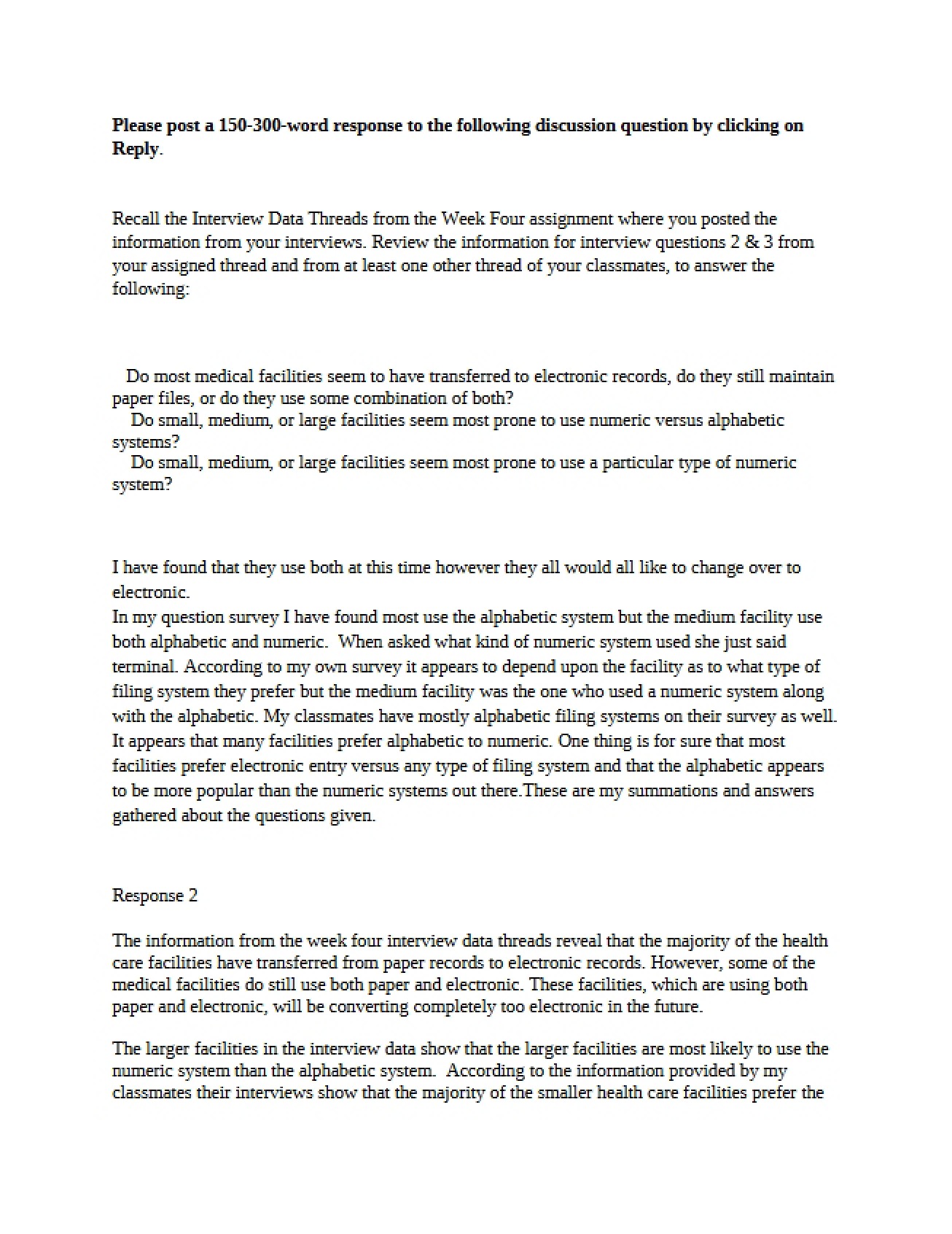 Assignment for Week 4