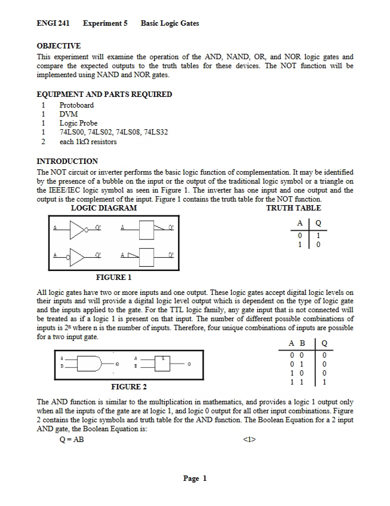 Logic Gates Fundamentals